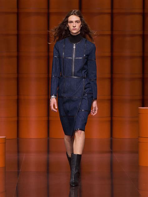 hermes autumn winter 2021|Hermes fall dresses 2021.